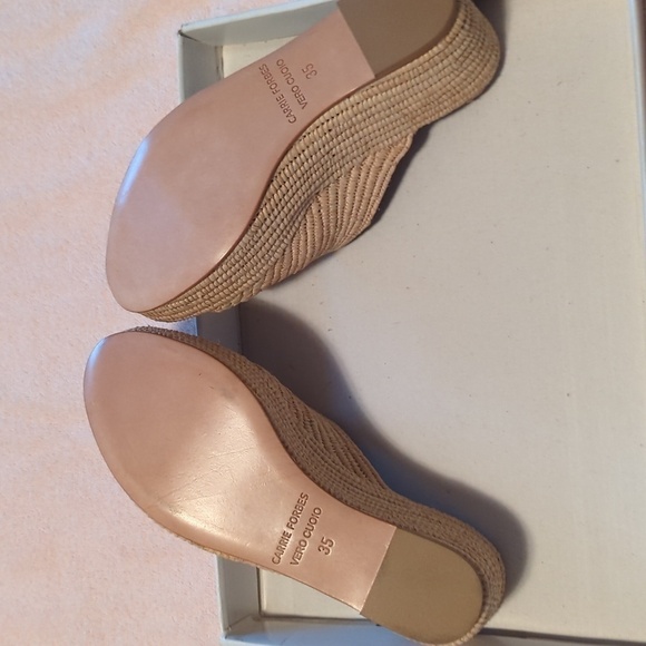 Carrie Forbes women's size 35 beige shoes. - Picture 3 of 7